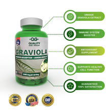 Carregar imagem no visualizador da galeria, Graviola - Annona Muricata/SourSop - 2500mg - 60 CPS