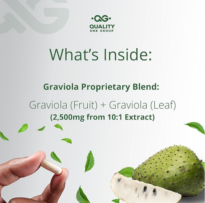 Soursop - Annona Muricata/SourSop - 2500mg - 60 CPS