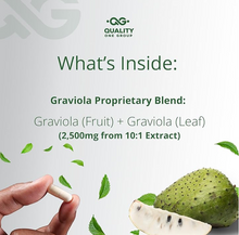 Carregar imagem no visualizador da galeria, Graviola - Annona Muricata/SourSop -  2500mg - 60 CPS
