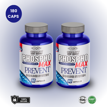 Carregar imagem no visualizador da galeria, PHOSPHOMAX PREVENT | Combo 2 Frasco - 180 caps | Fosfoetanolamina Original
