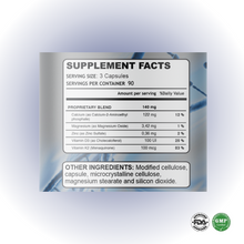 Carregar imagem no visualizador da galeria, PhosphoMax Fosfoethanolamina – suplemento 90 cápsulas (996 mg/porção) para saúde celular e imunidade – produzido nos EUA (FDA/GMP)
